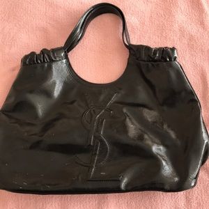 ‼️AUTHENTIC USED YSL PATENT BAG‼️